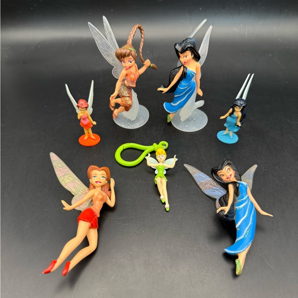 Disney Fairy, Fairies/Pixie Hollow Lot Of 7 - Tinker Bell and Friends Figures